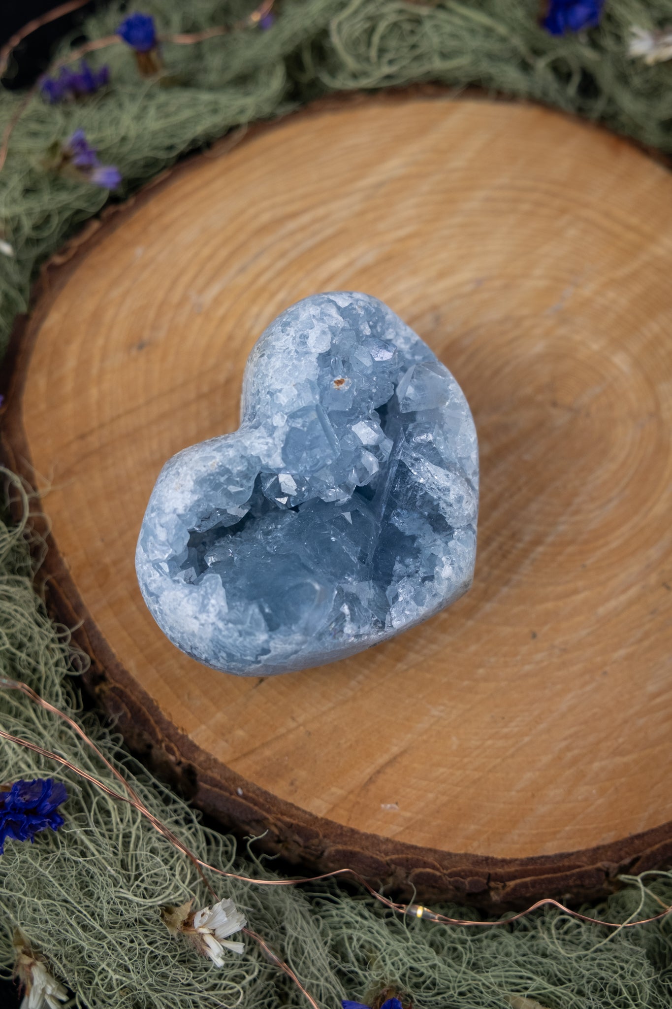 Celestite Heart
