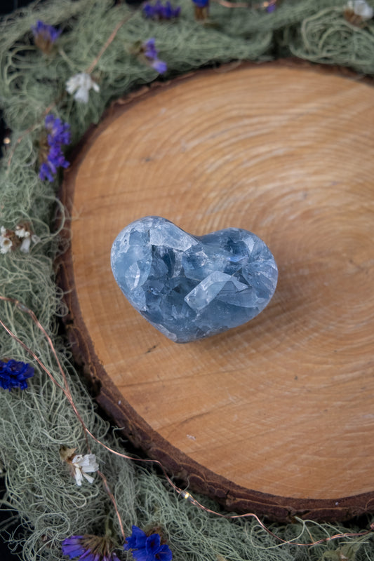 Celestite Heart