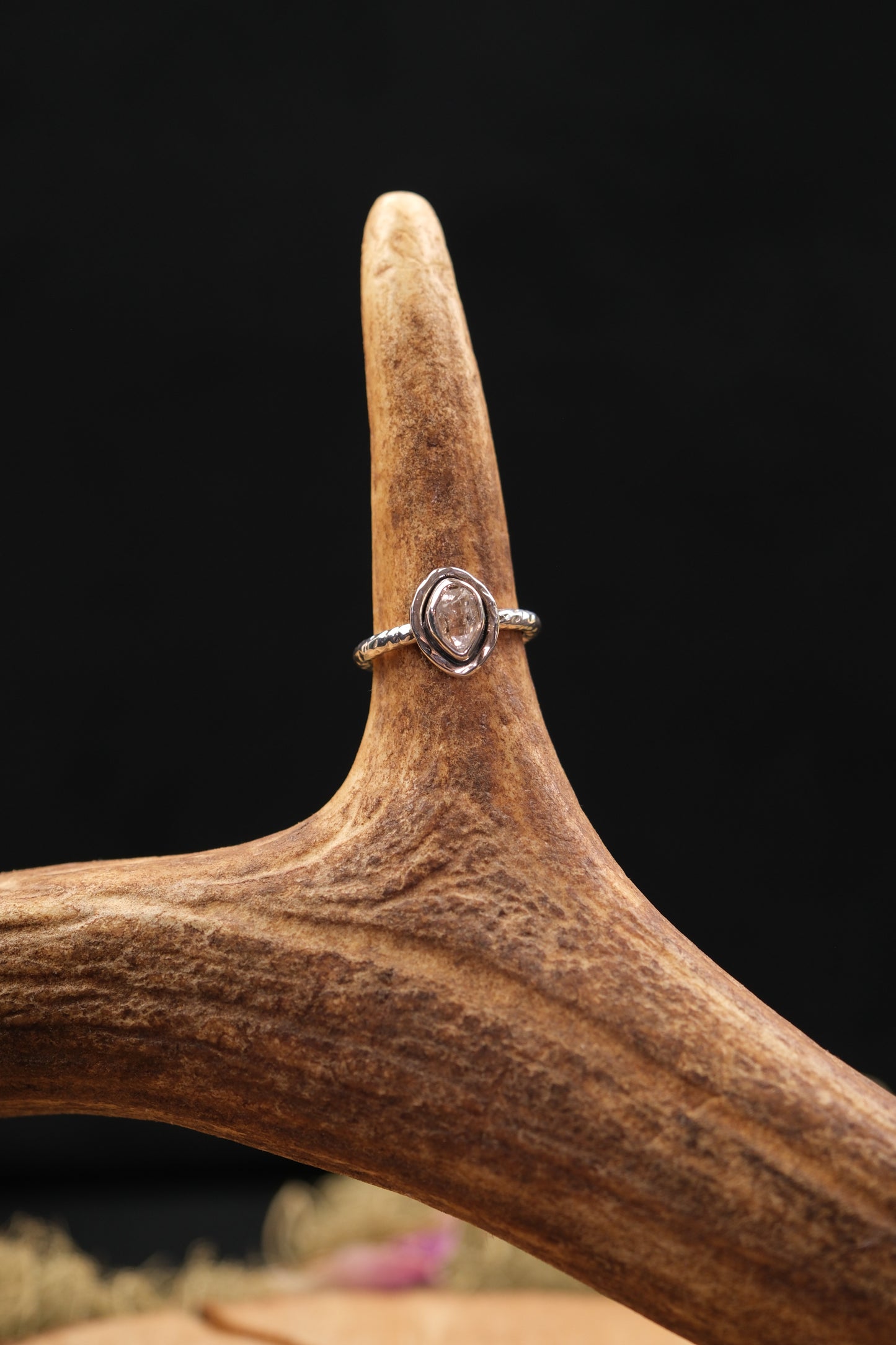 Herkimer Diamond Sterling Silver Ring