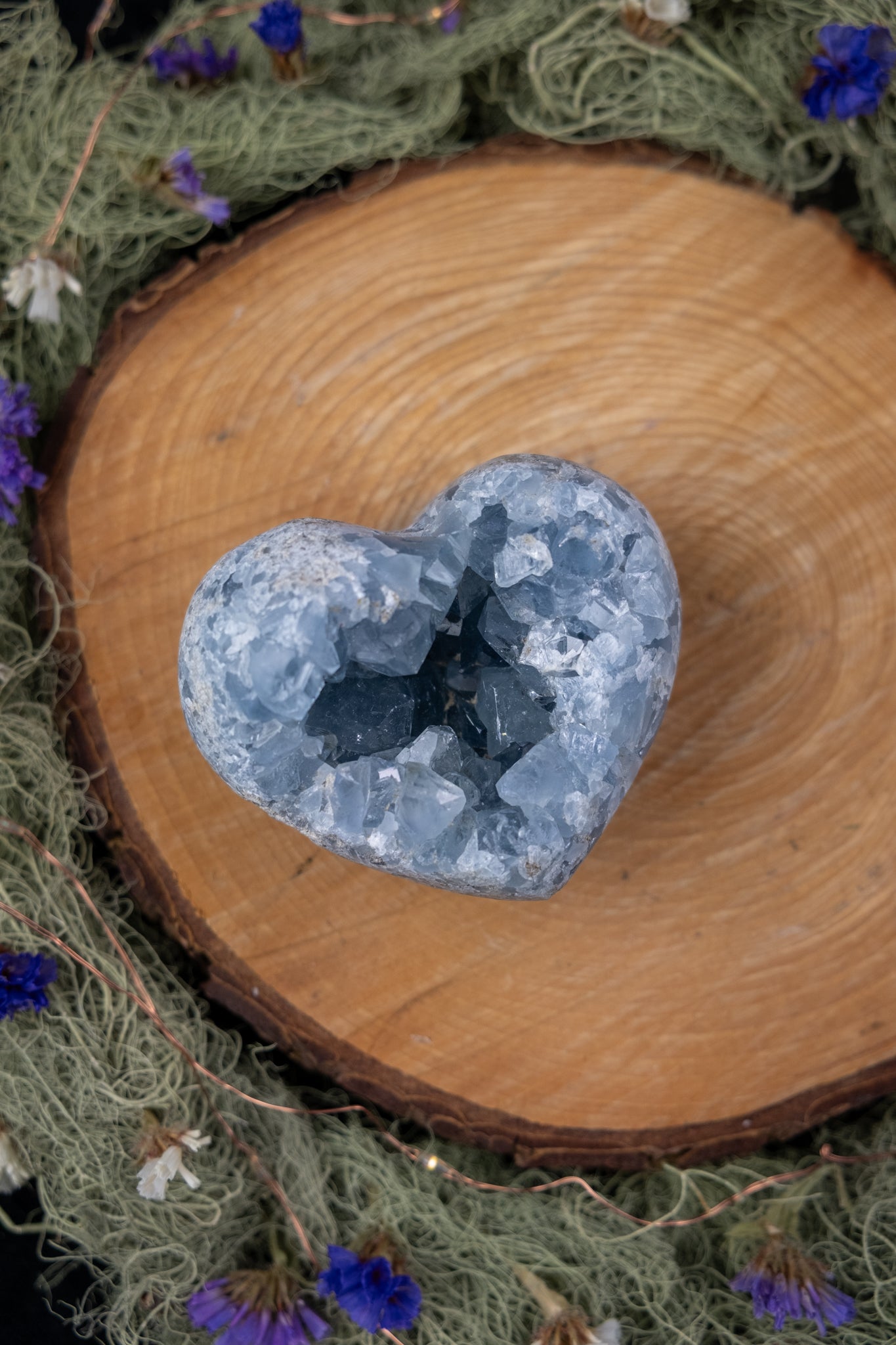 Celestite Heart