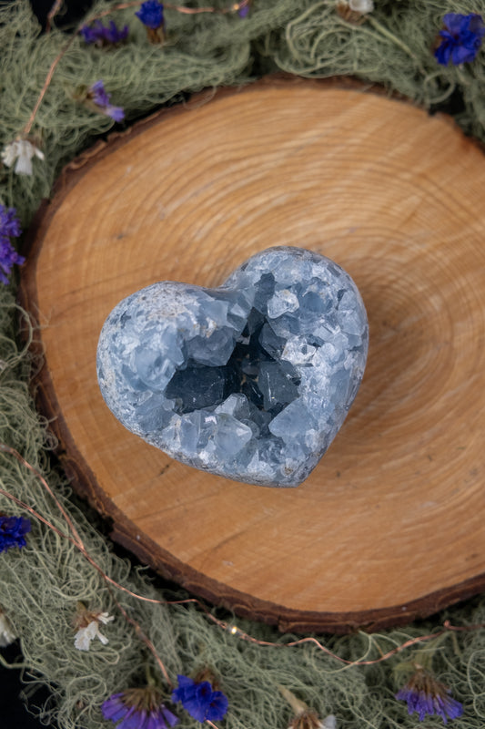 Celestite Heart