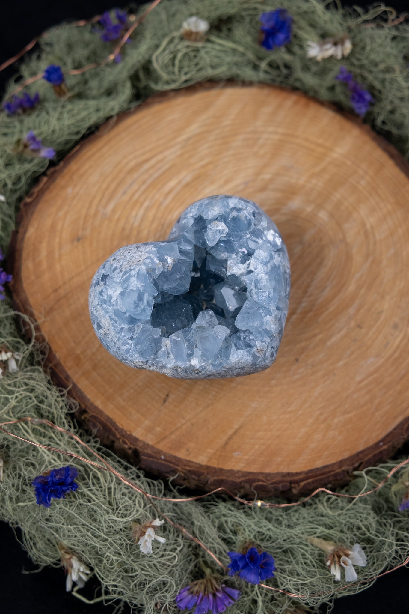 Celestite Heart