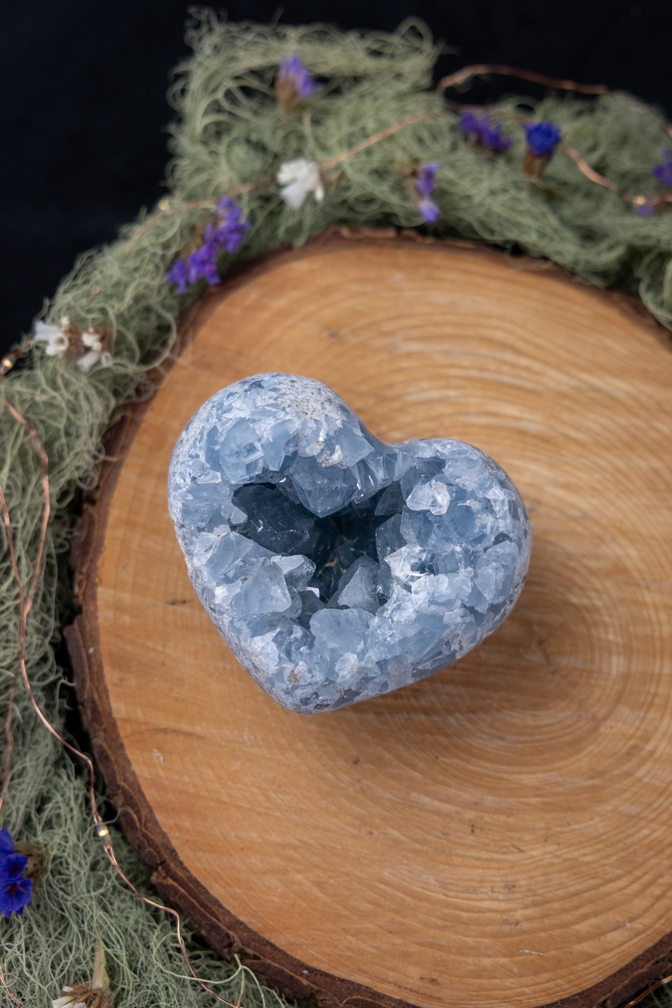 Celestite Heart