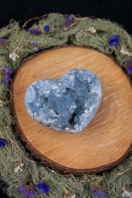 Celestite Heart