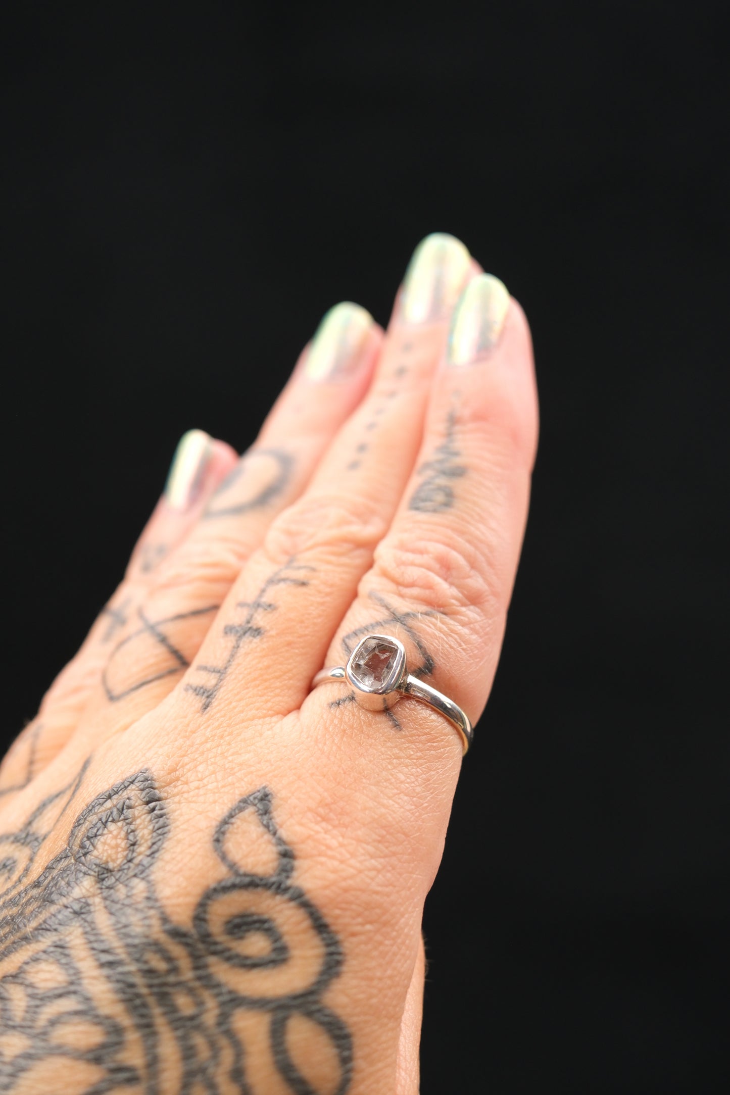 Herkimer Diamond Sterling Silver Ring