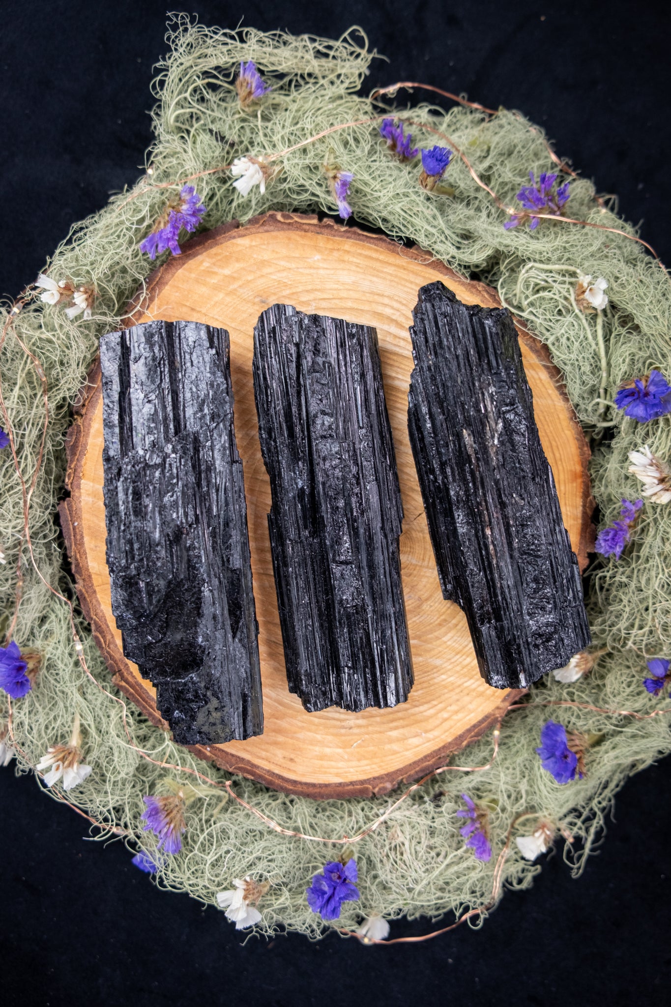 Black Tourmaline Rough Stone