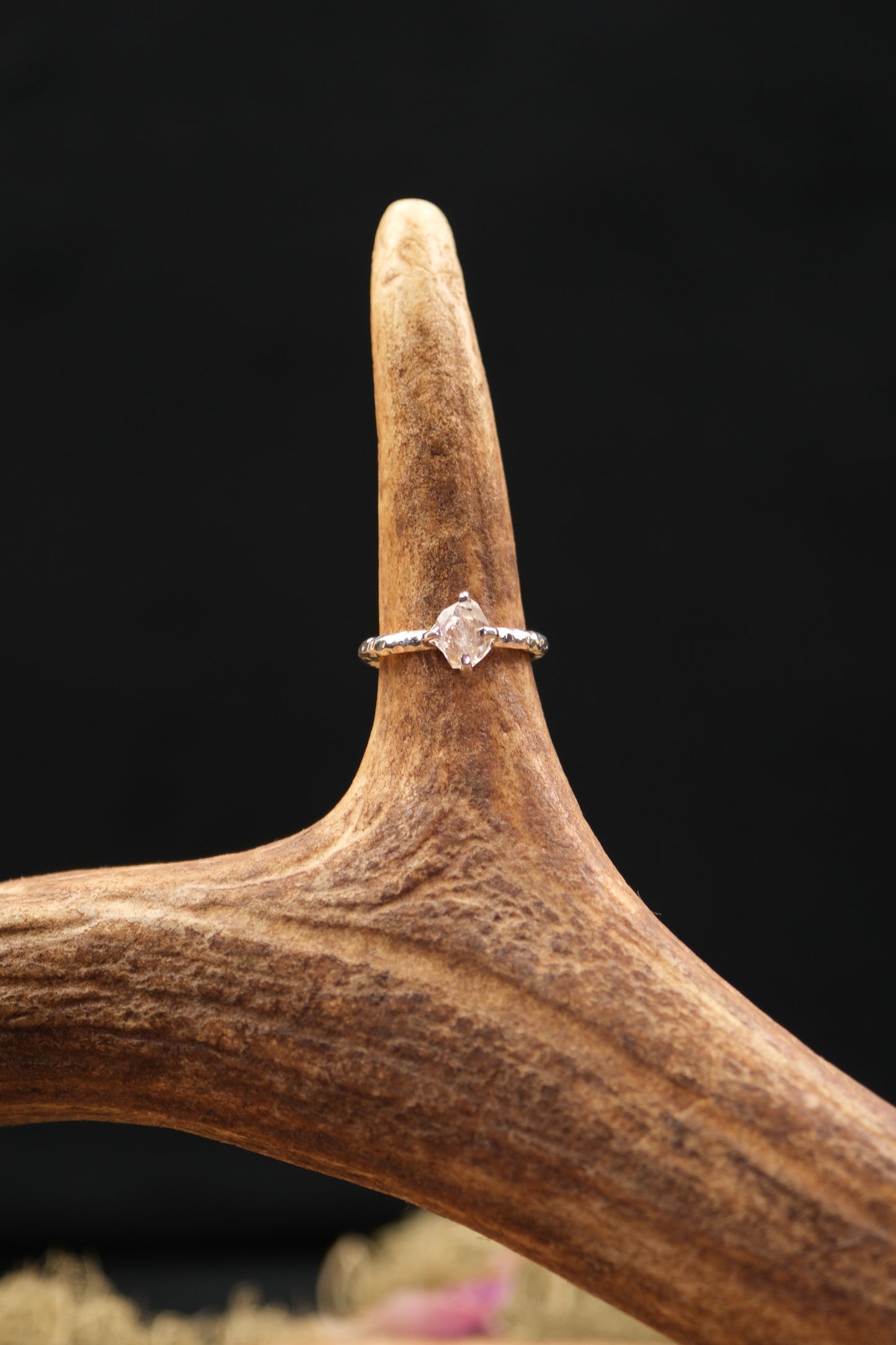 Herkimer Diamond Sterling Silver Ring