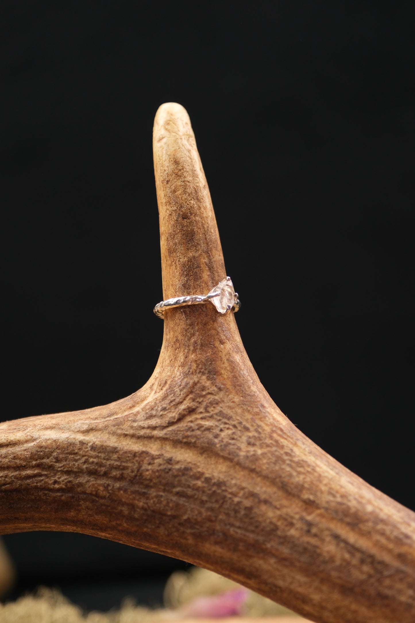 Herkimer Diamond Sterling Silver Ring