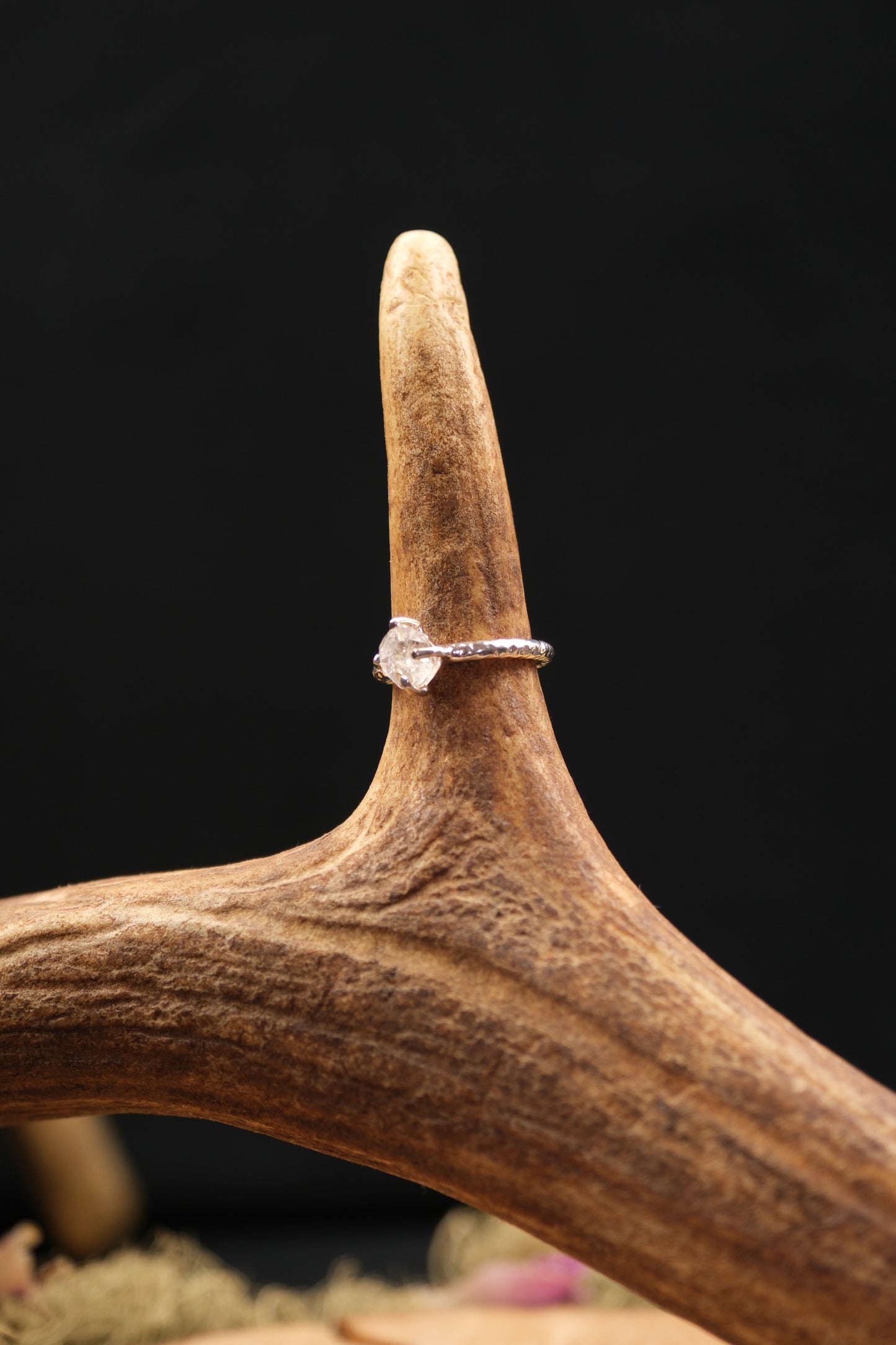 Herkimer Diamond Sterling Silver Ring