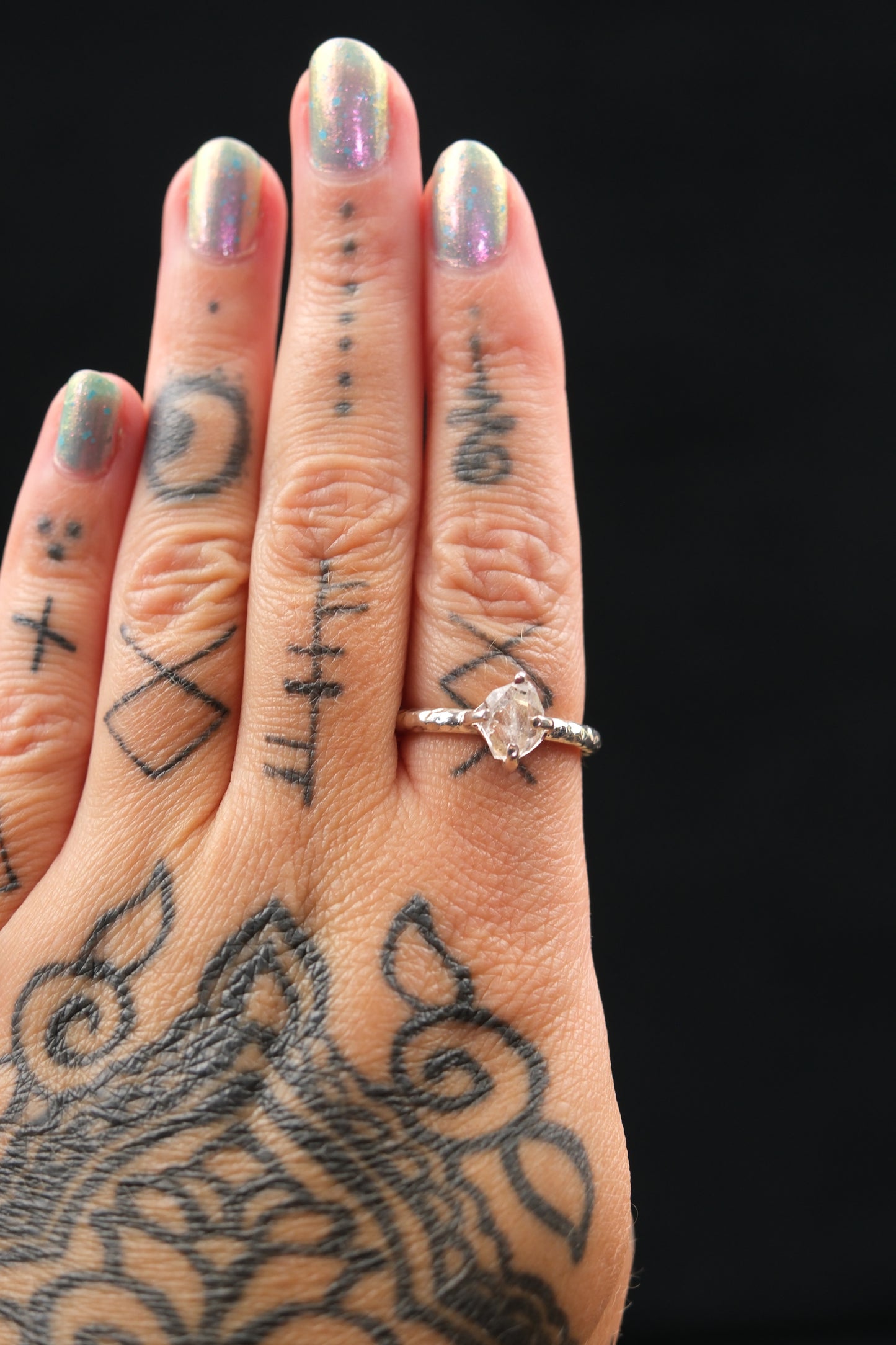Herkimer Diamond Sterling Silver Ring