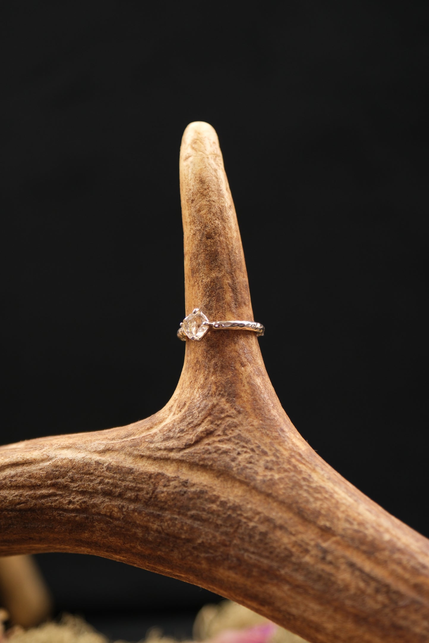 Herkimer Diamond Sterling Silver Ring