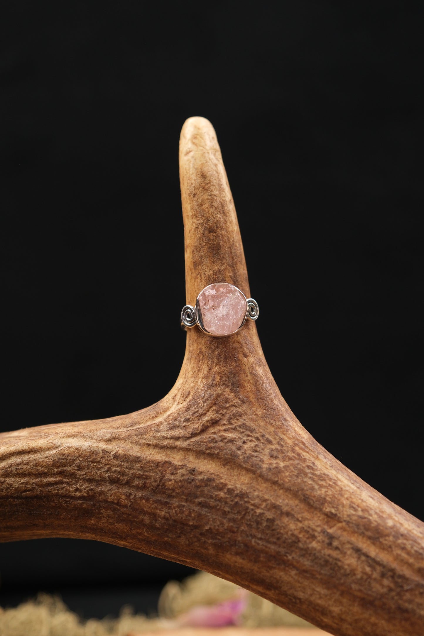 Morganite Sterling Silver Ring