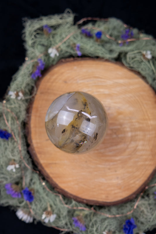 Dendritic Agate Sphere