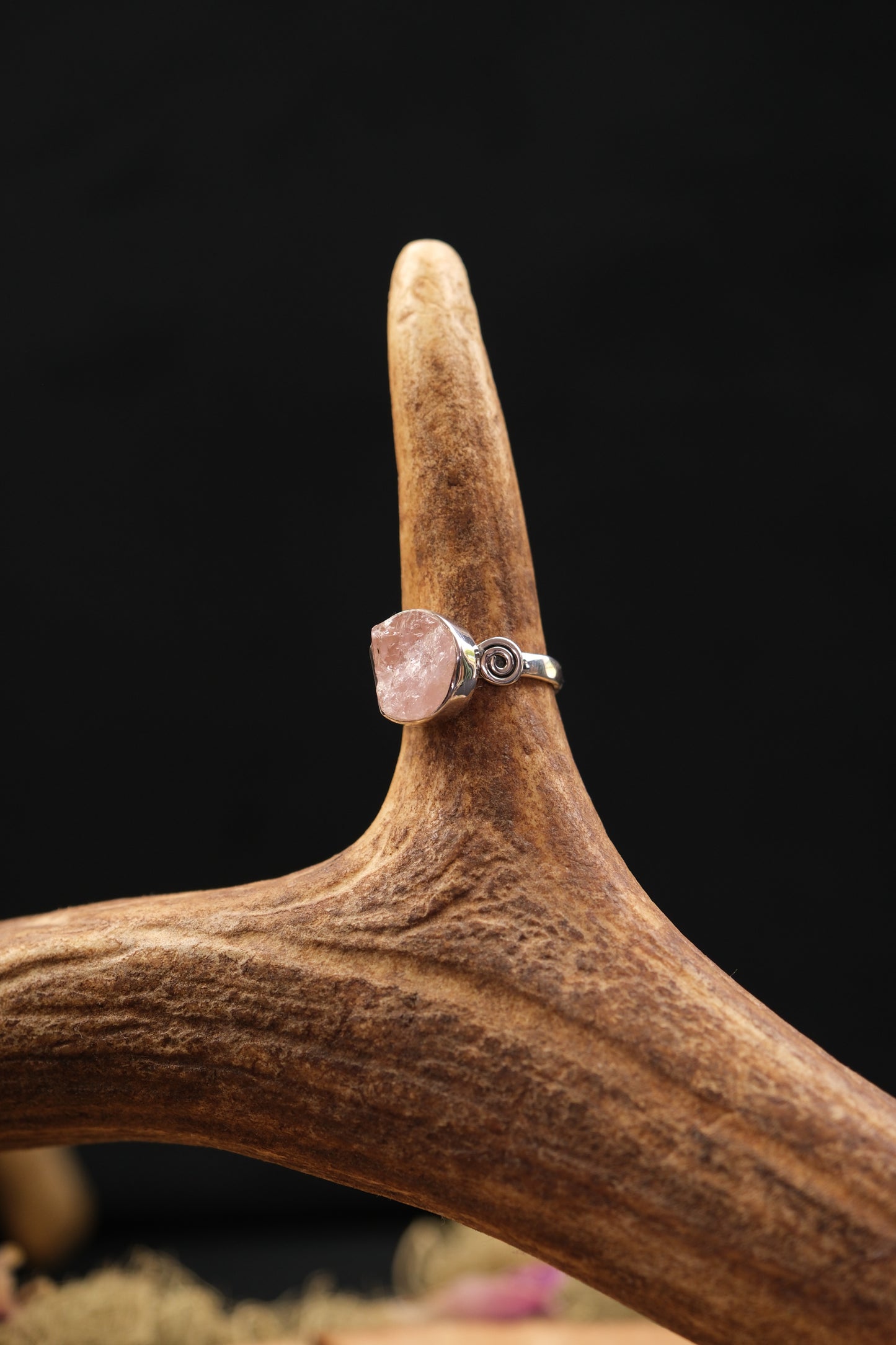 Morganite Sterling Silver Ring