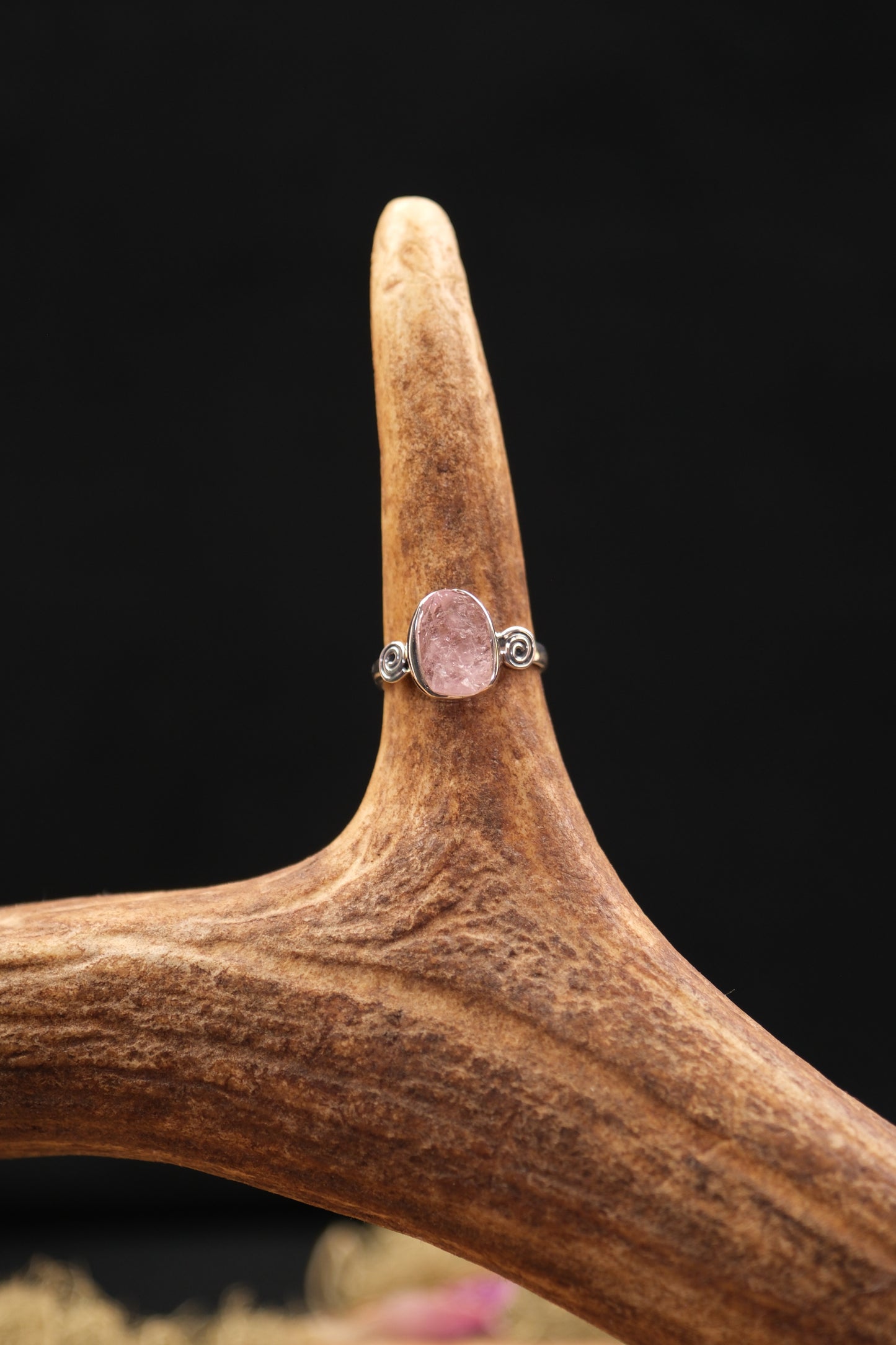 Morganite Sterling Silver Ring