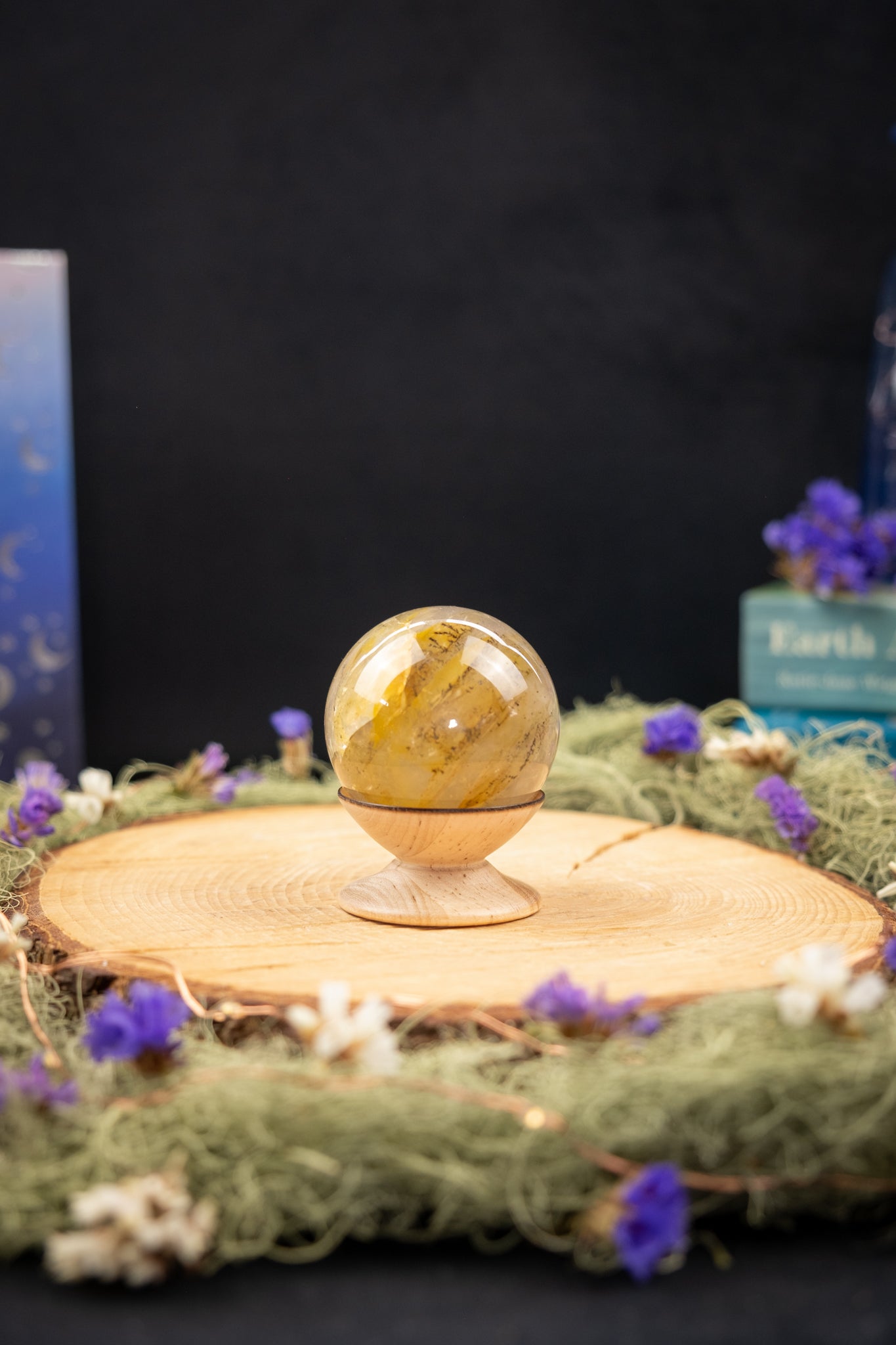 Dendritic Agate Sphere