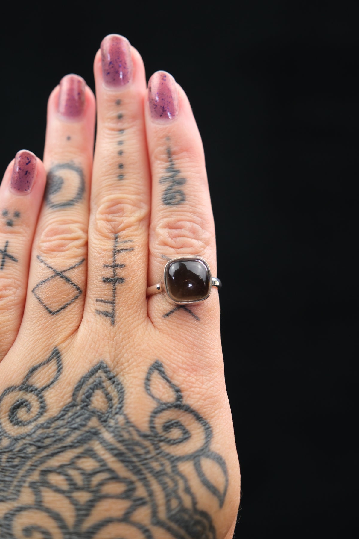 Agni Manitite Sterling Silver Ring