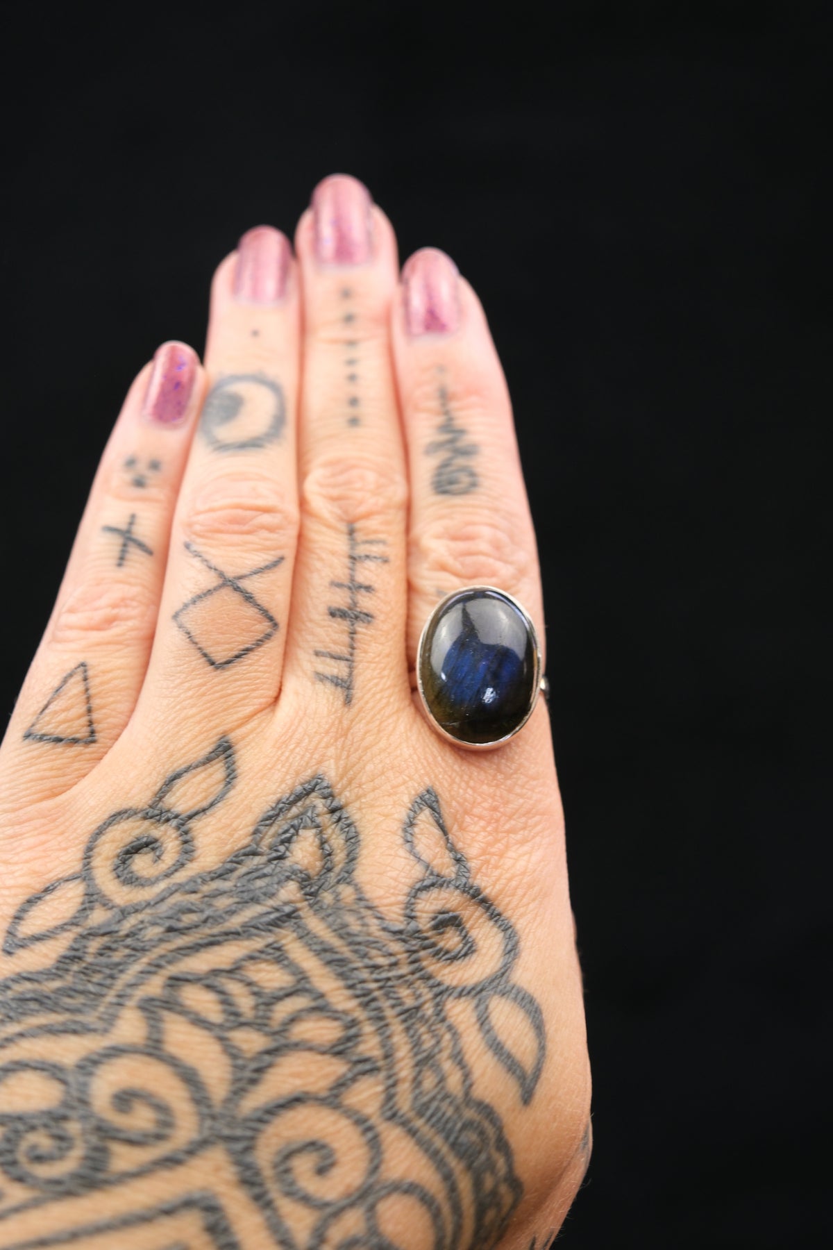 Labradorite Sterling Silver Ring