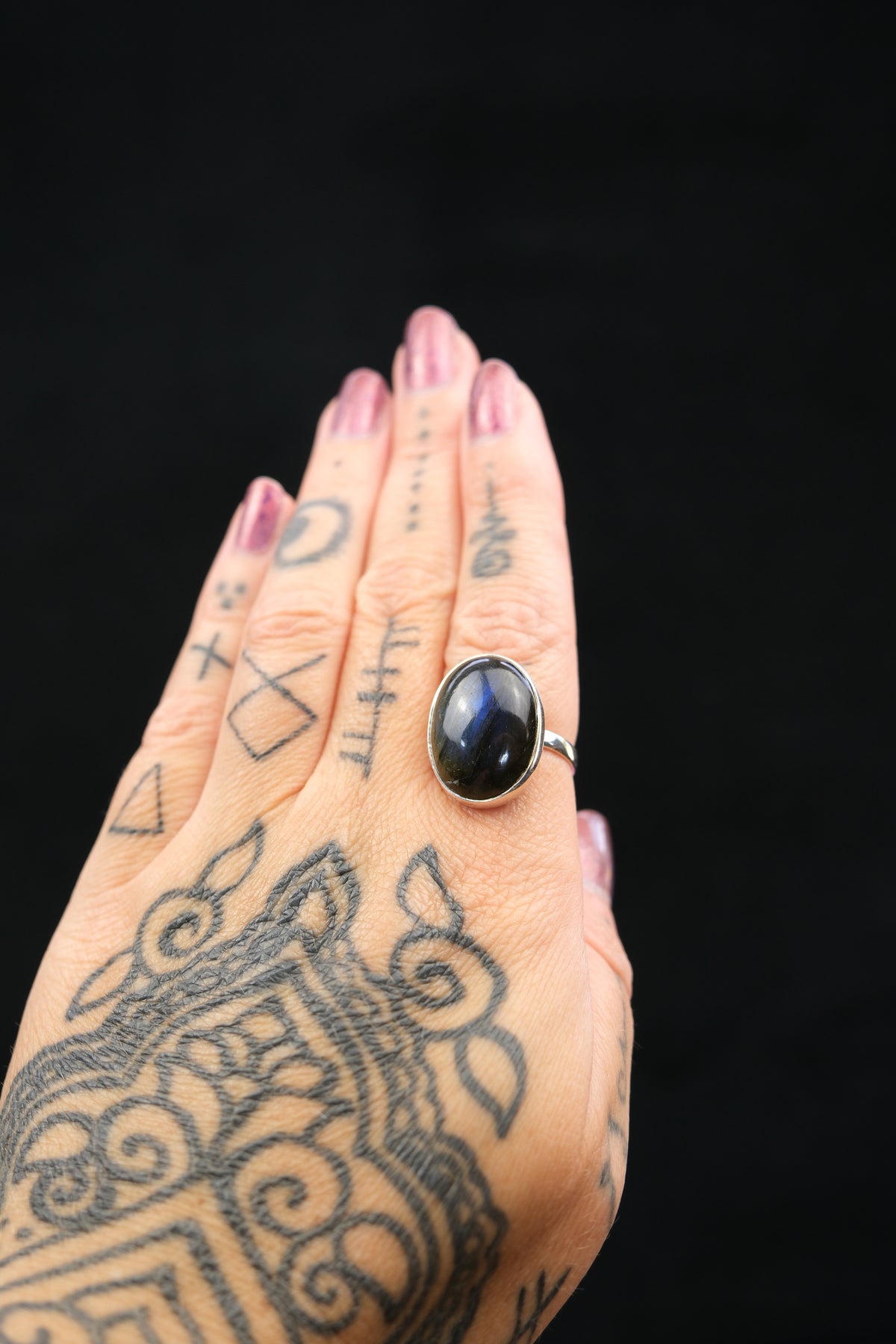 Labradorite Sterling Silver Ring