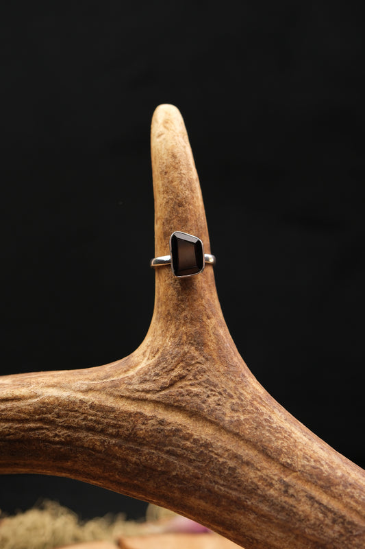 Deep Red Garnet Ring