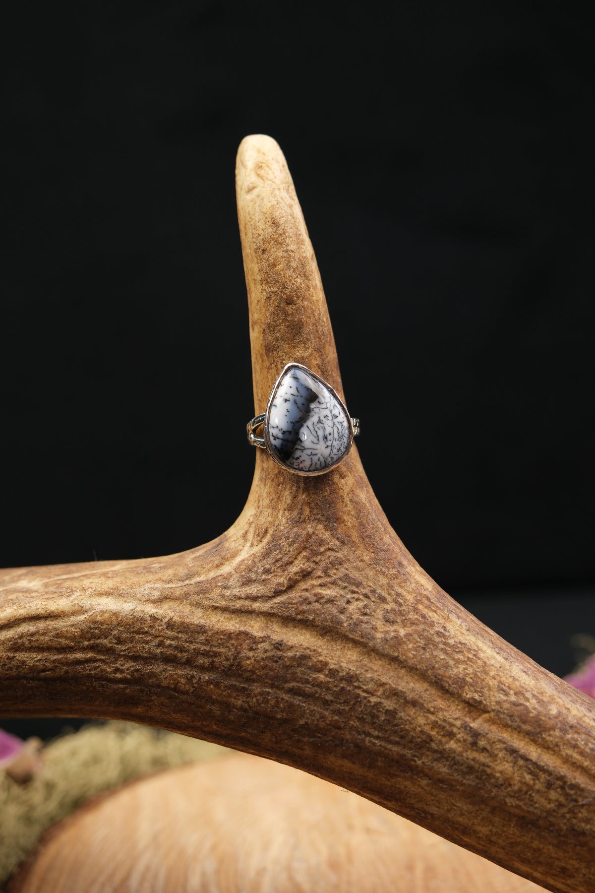 Merlinite Sterling Silver Ring