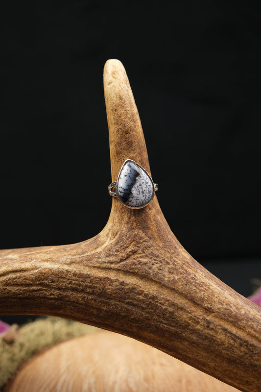 Merlinite Sterling Silver Ring