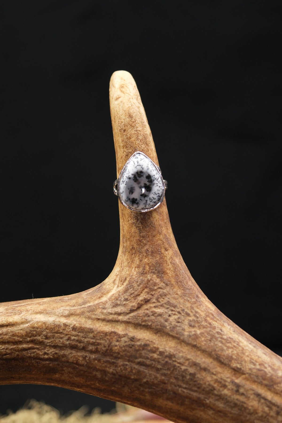 Merlinite Sterling Silver Ring