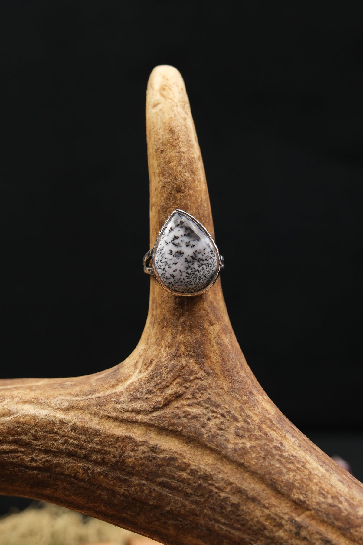 Merlinite Sterling Silver Ring