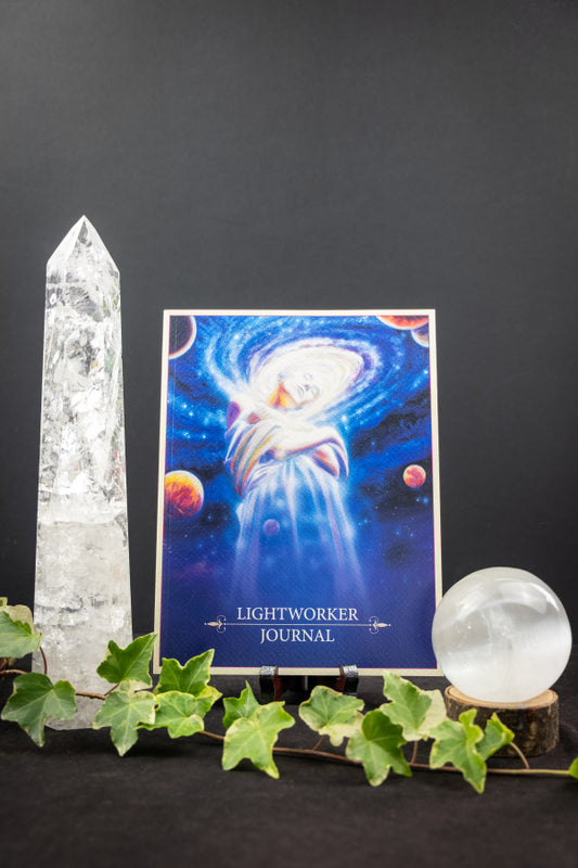 Lightworker Journal, Alana Fairchild, Spiritual Writing Journal, Healing Notebook, Divine Light, Inspiring Artwork, 220 Pages