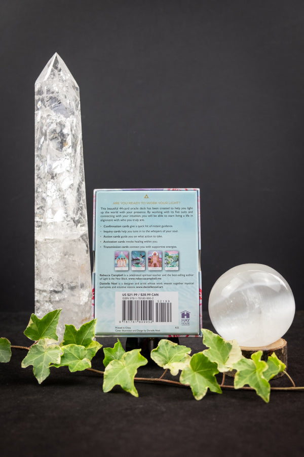 Work Your Light Oracle Cards Deck for Intuition Soul Guidance Spiritual Insight Crystal Yoga Ritual Tool