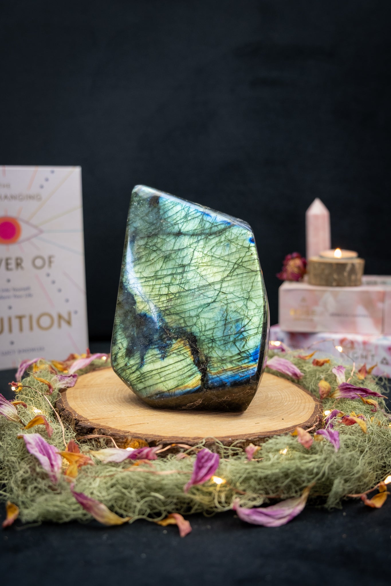 Labradorite Freeform, High Grade Statement Piece