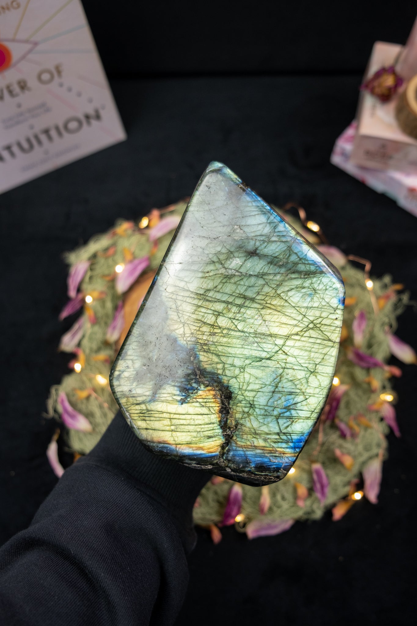 Labradorite Freeform, High Grade Statement Piece
