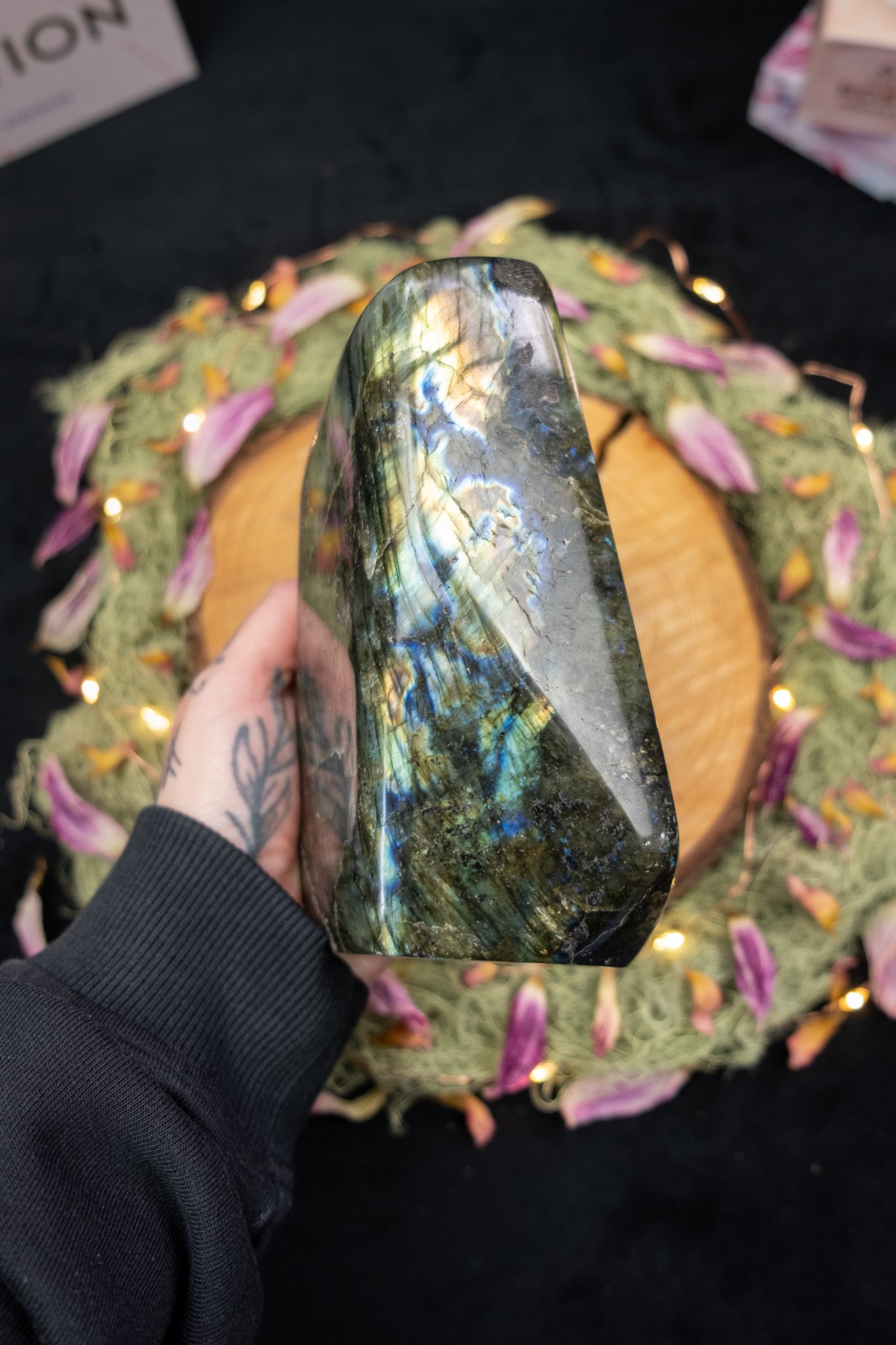 Labradorite Freeform, High Grade Statement Piece