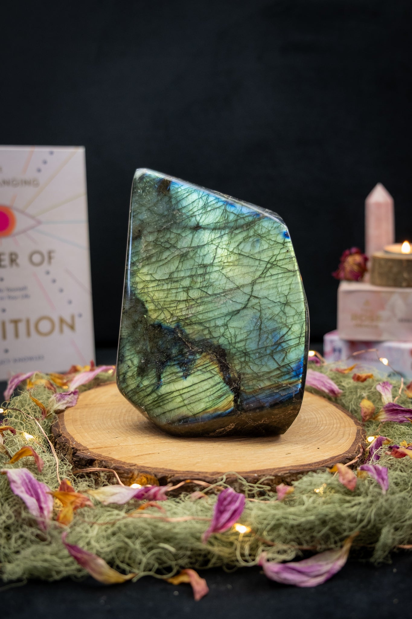 Labradorite Freeform, High Grade Statement Piece