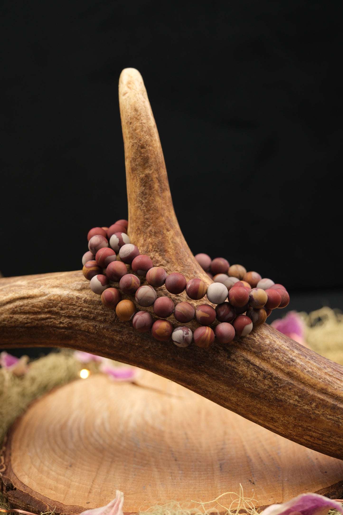 Matte Noreena Jasper Bracelet 8mm