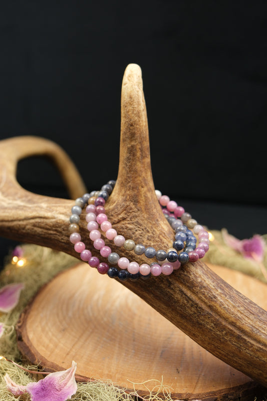 Mixed Ruby & Sapphire Bracelet