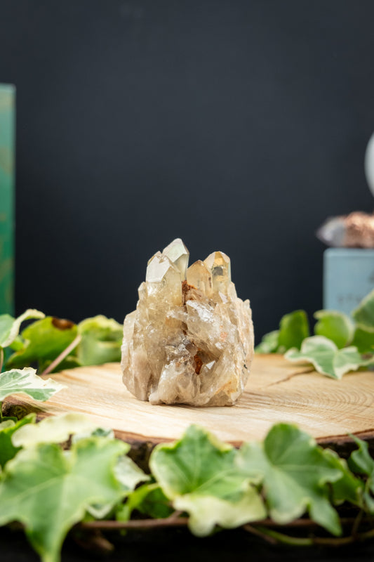Kundalini Citrine Crystal Point, Natural Golden Citrine Stone for Energy Activation, Abundance, Manifestation and Kundalini Awakening