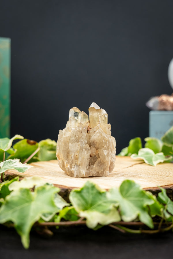 Kundalini Citrine Crystal Point, Natural Golden Citrine Stone for Energy Activation, Abundance, Manifestation and Kundalini Awakening