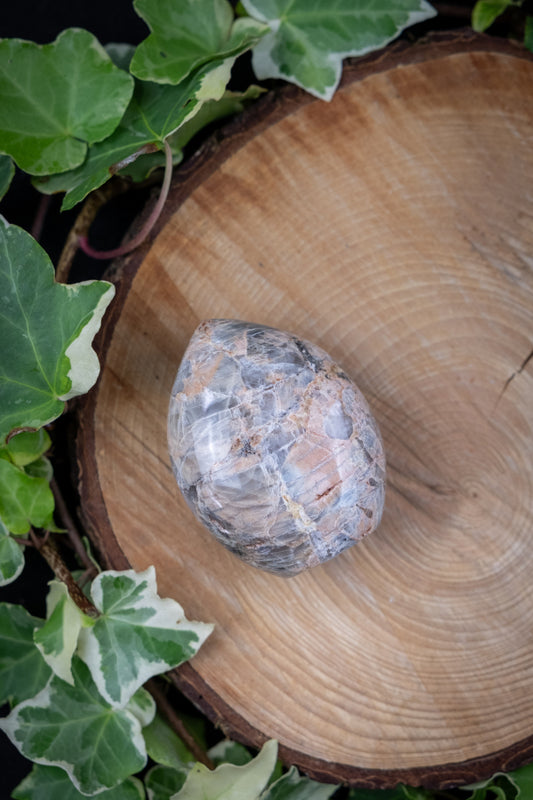 Natural Moonstone Crystal Sphere, Divine Feminine, Crystal for love, fertility, intuition, magic, protection and hope.
