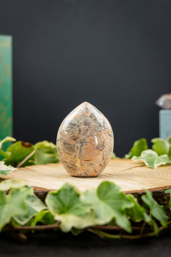 Natural Moonstone Crystal Sphere, Divine Feminine, Crystal for love, fertility, intuition, magic, protection and hope.