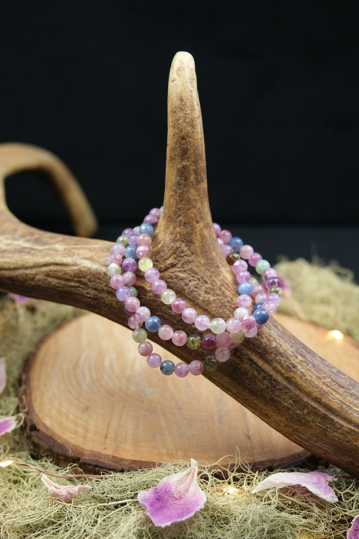 Mixed Mica & Kyanite Bracelet