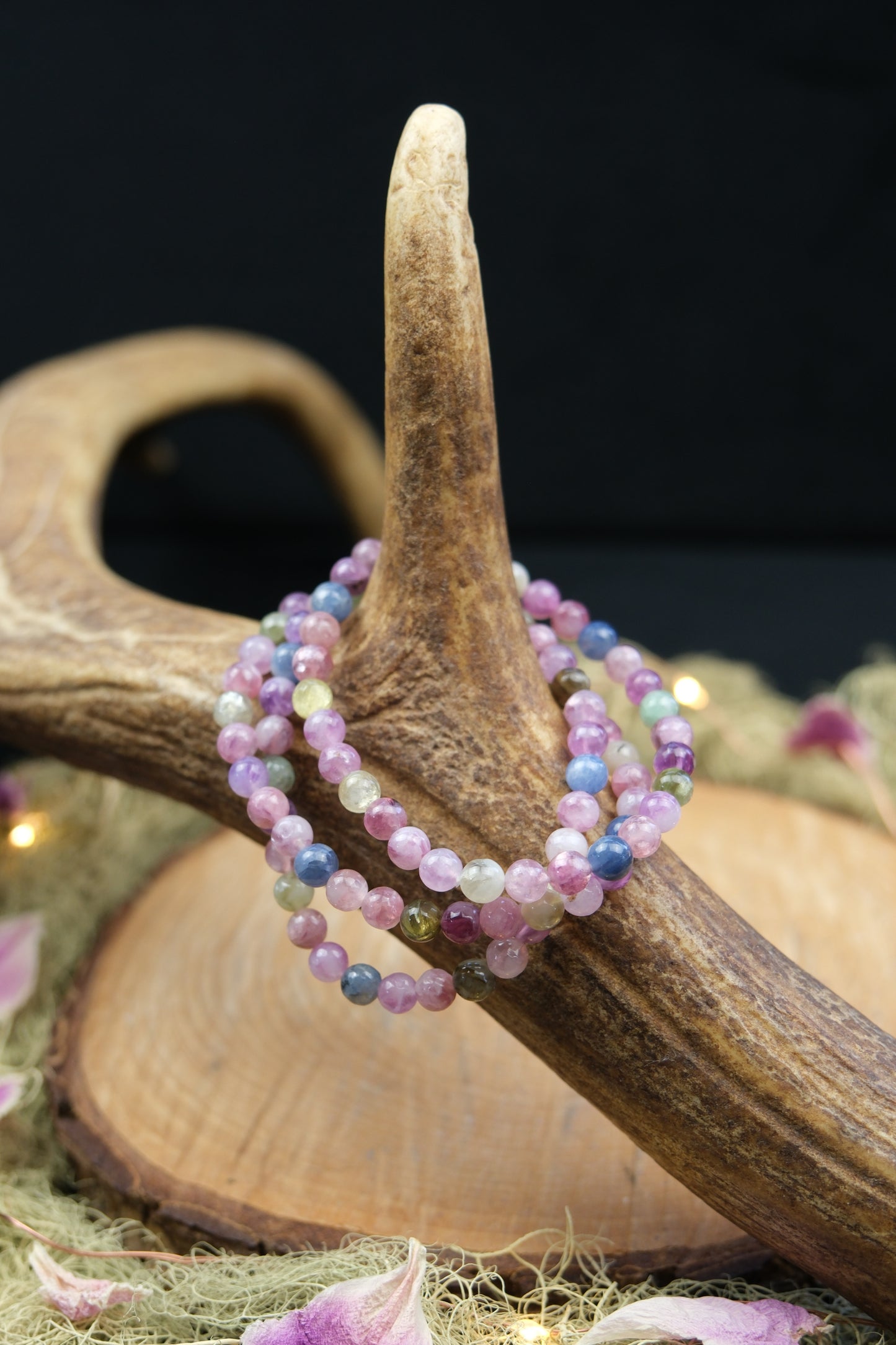 Mixed Mica & Kyanite Bracelet
