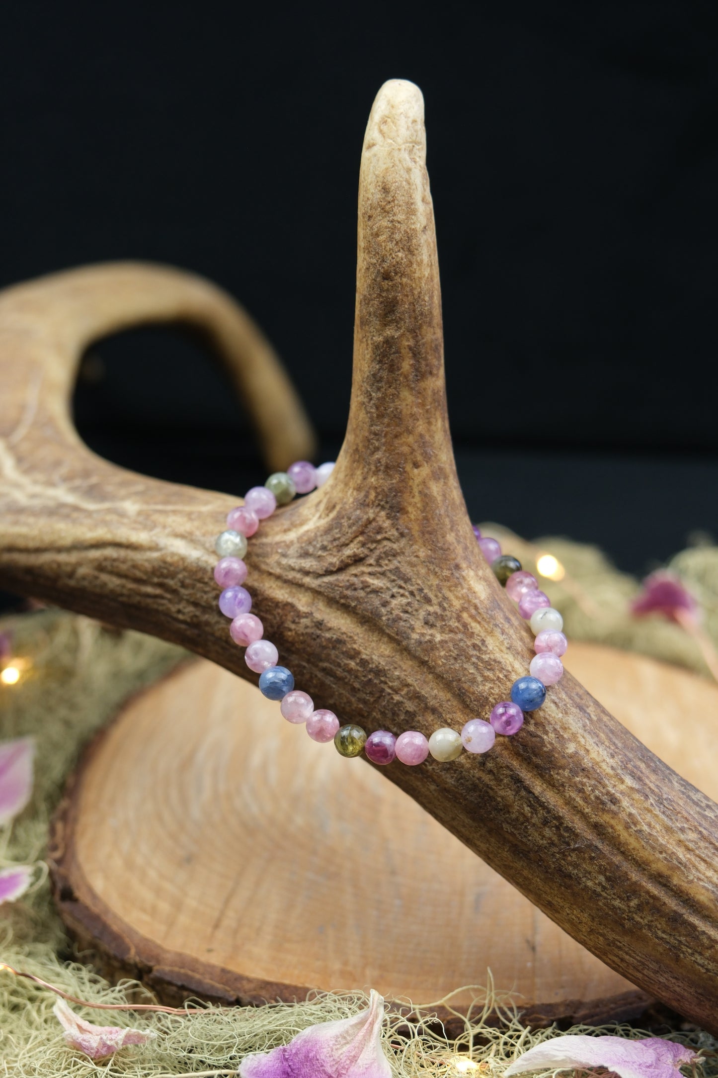 Mixed Mica & Kyanite Bracelet