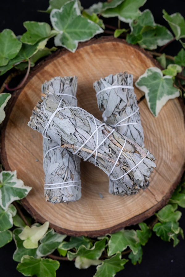 White Sage Smudge Stick Bundle, Ethically Sourced Sage for Cleansing, Purification, Energy Clearing Rituals and Meditation