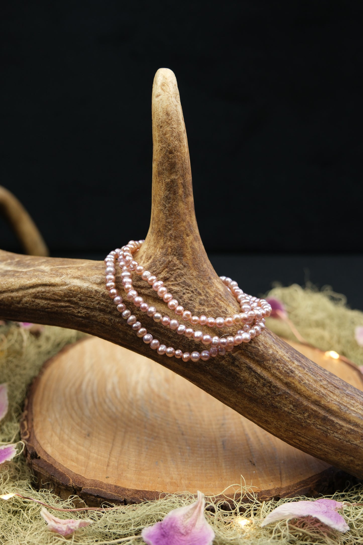 Mini Pink Freshwater Pearl Bracelet