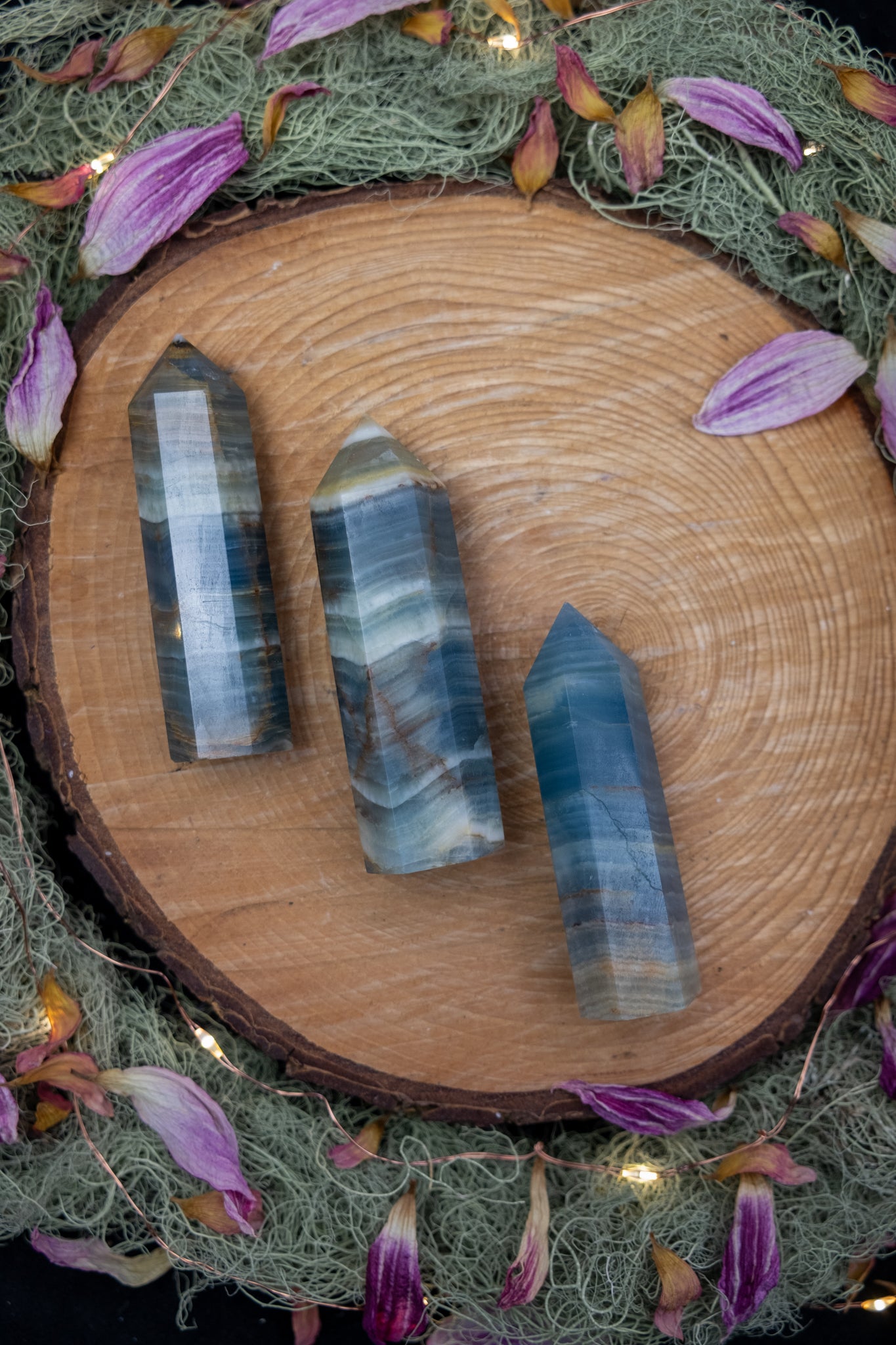 Lemurian Aquatine Calcite Point