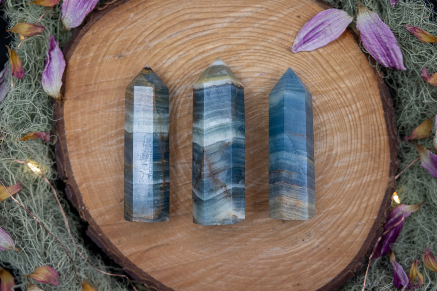 Lemurian Aquatine Calcite Point