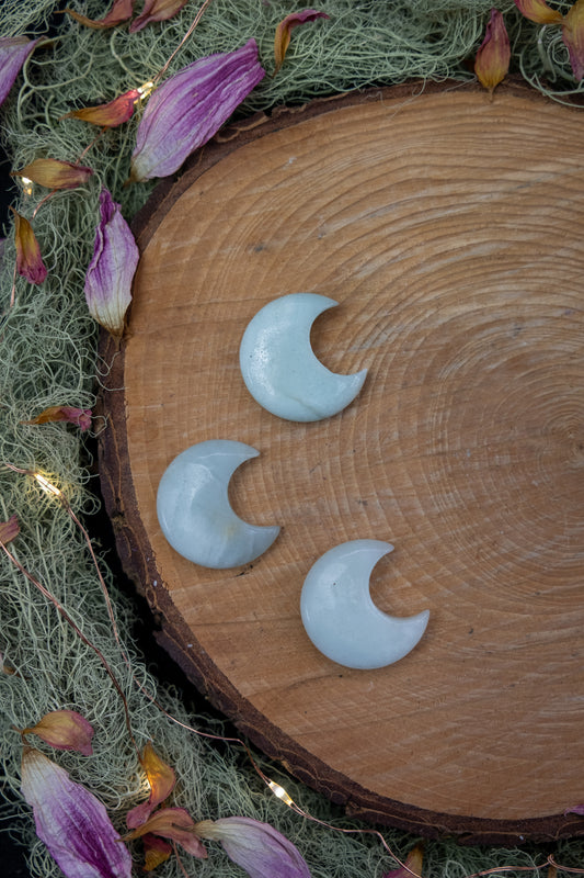 Amazonite Crystal Moon