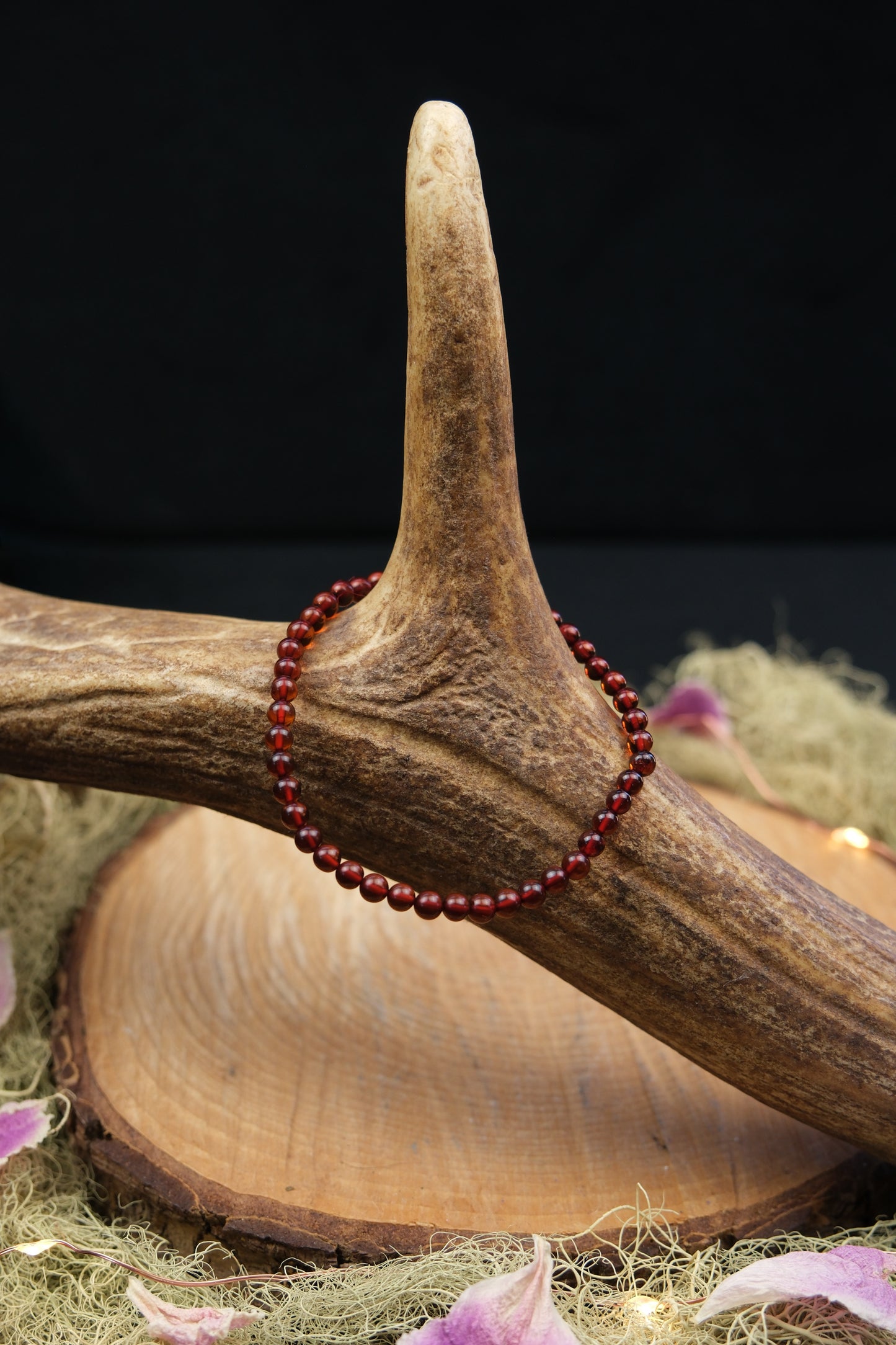 Red Amber Bracelet