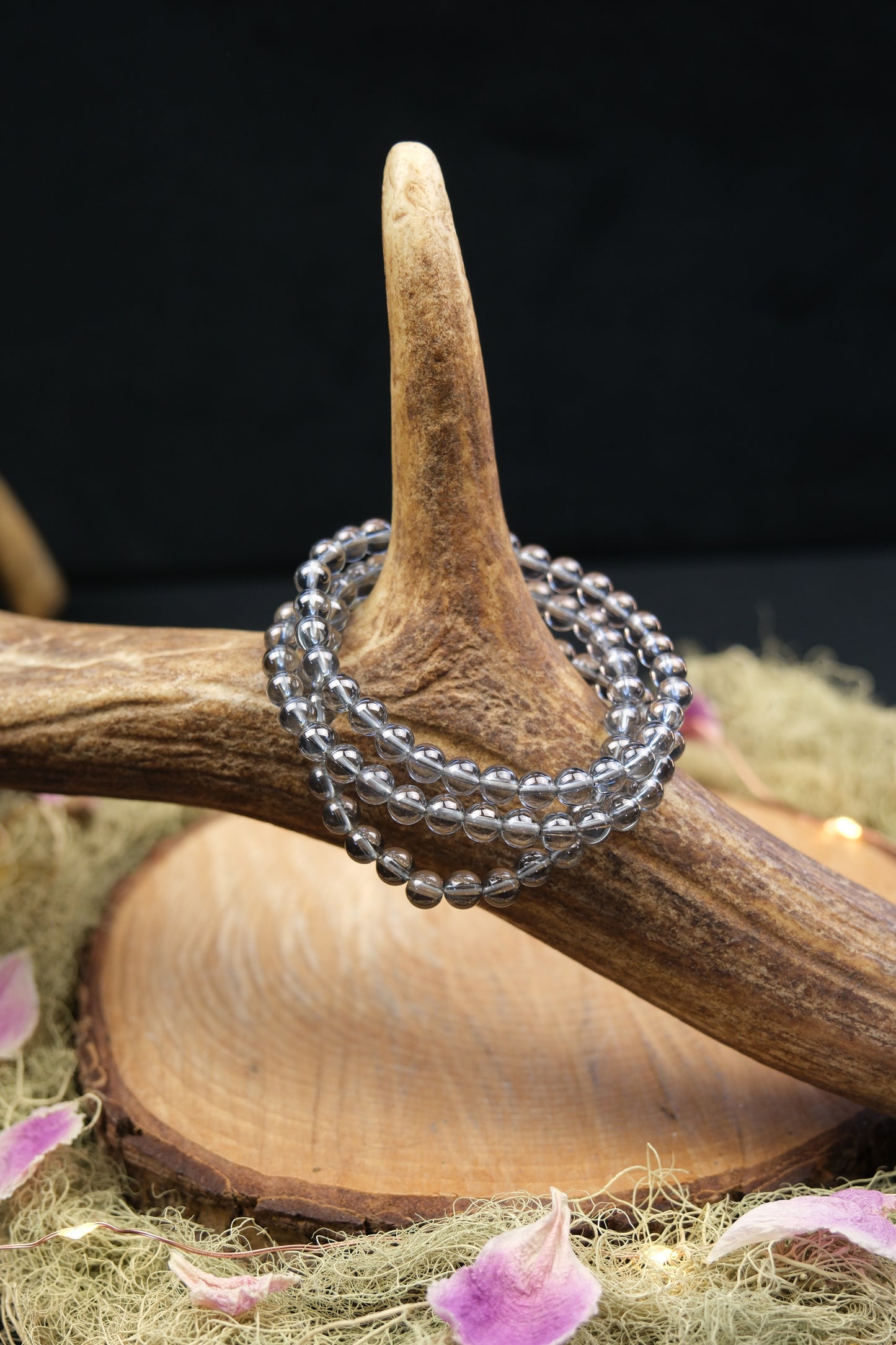 Silver Aura Quartz Bracelet
